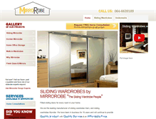 Tablet Screenshot of mirrorobe.ie